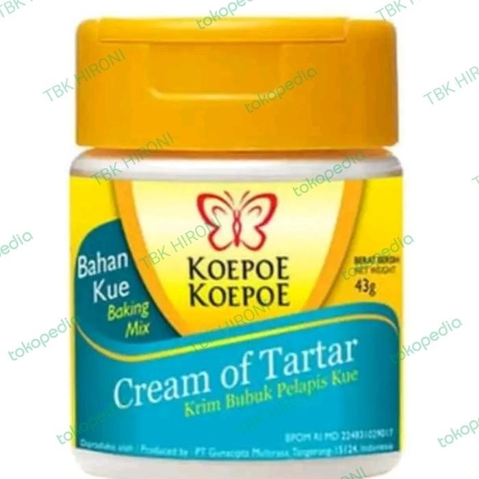 

PROMO! Cream tartar Koepoe 43gr