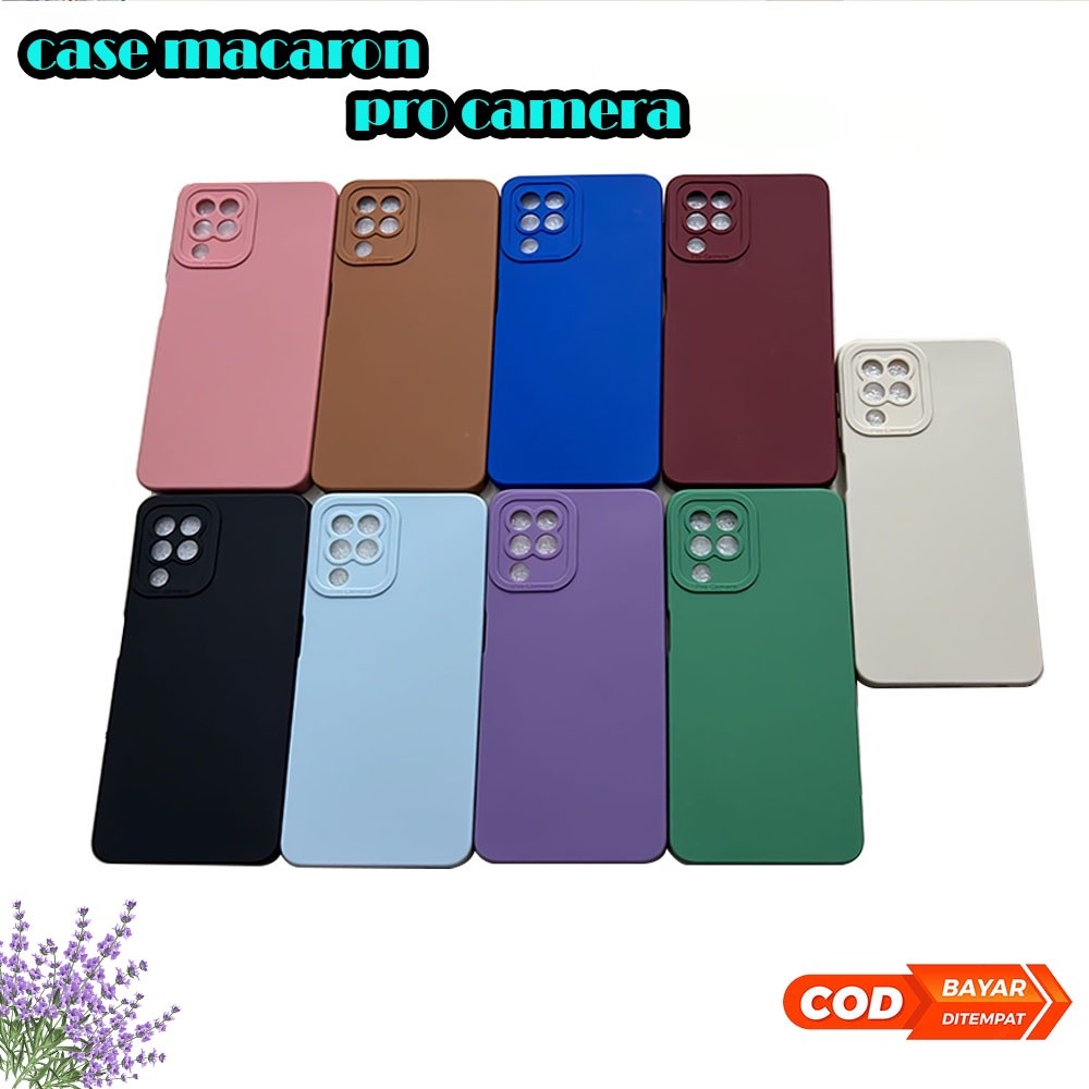 [OMC22] MCC - ALLTYPE OPPO - CASE MACARON PRO CAMERA POLOS - A16 A54 A3S A53 A55 A57 A5S A12 A15 - C