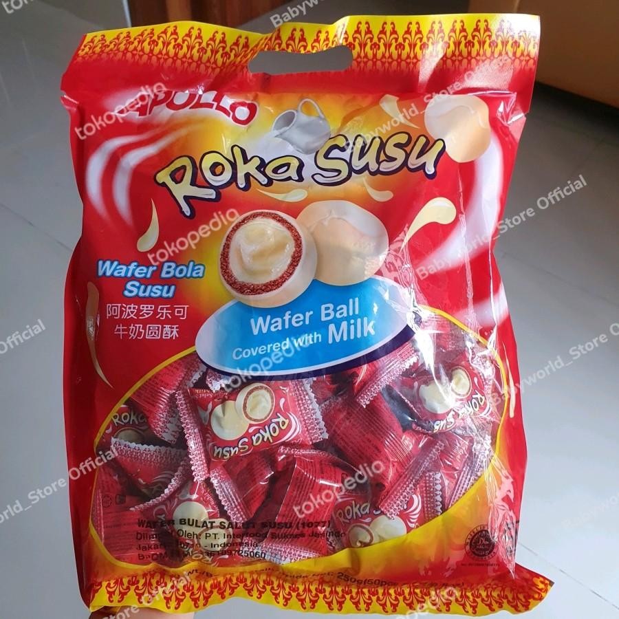 

Apollo Roka Susu Wafer Ball Coklat Bersalut Susu Imp0rt 300gr