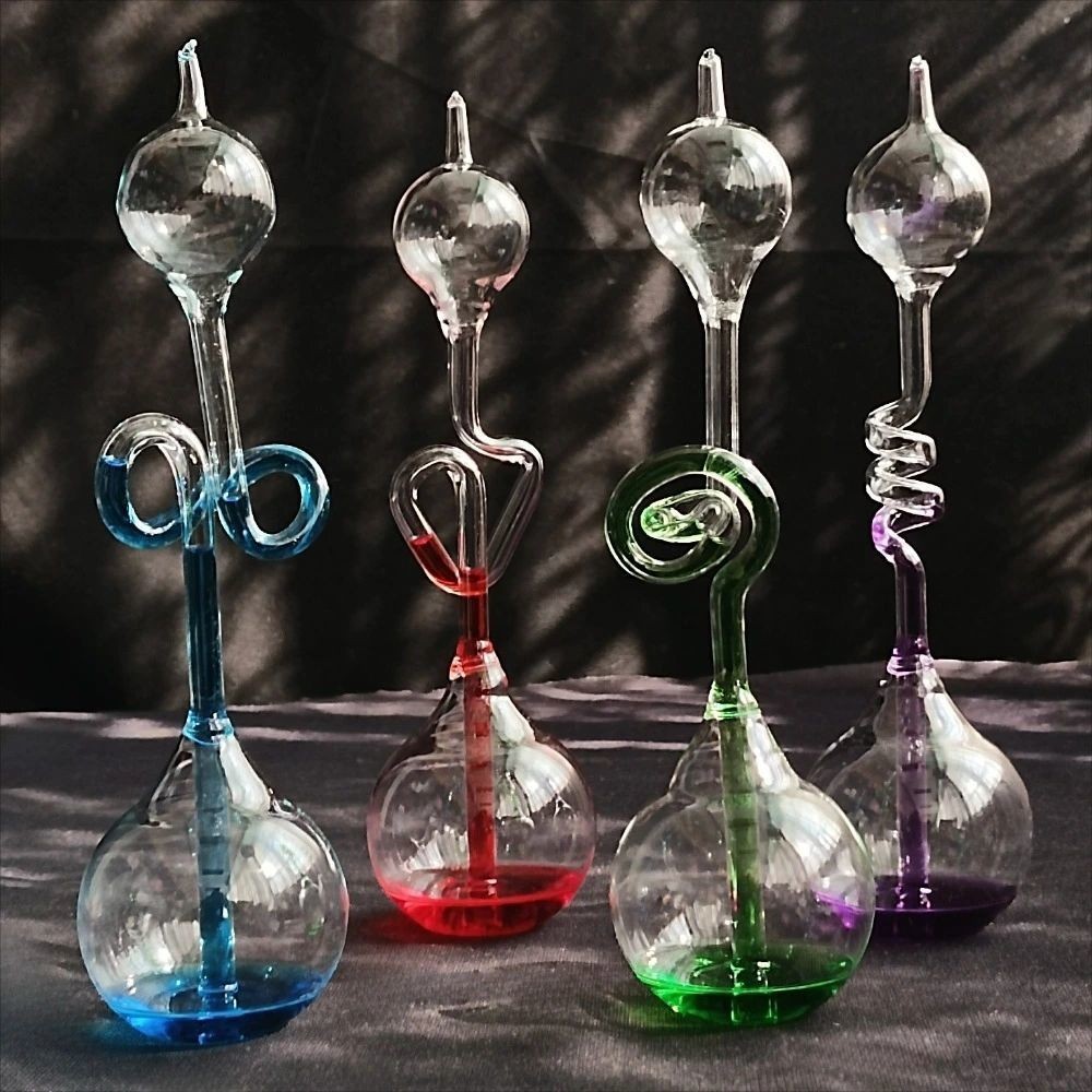 Bottle Desktop Hand Boiler Purple Glass Craft Hourglass