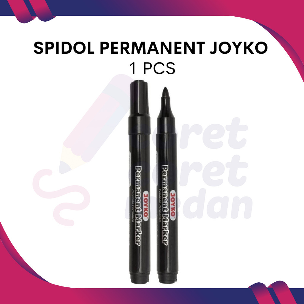 

SPIDOL PERMANENT JOYKO PM-34 TINTA HITAM PER PCS