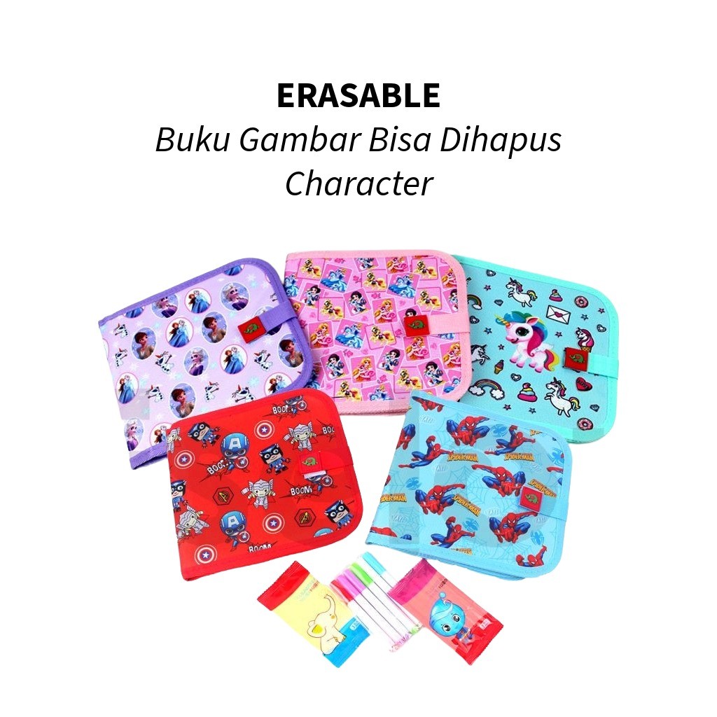 Buku gambar bisa dihapus/ buku gambar ajaib/ portable erasable drawing book