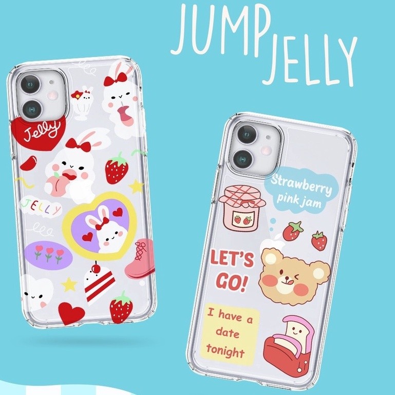 Jelly Jump printing anticrack case realme c30 c33 redmi 10 4g a1 2022 pocophone m4 pro 4g c40 m5 f4 