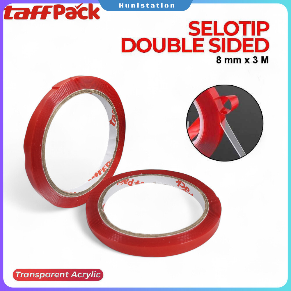 

TaffPACK Selotip Double Tape Transparent Acrylic 3M - HL878