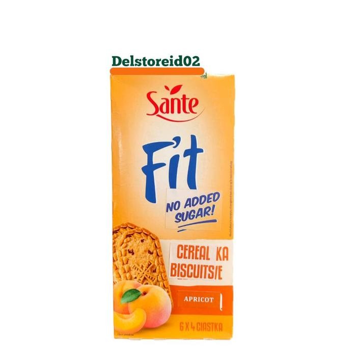 

Sante fit cereal biscuits apricot (biskuit sereal rasa buah aprikot) 300gr