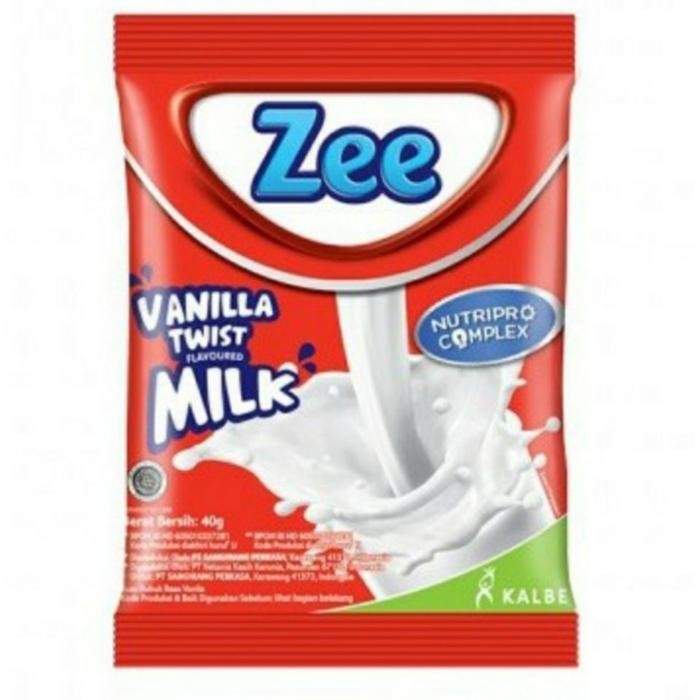 

[Promo]Best Seller susu zee sachet 40 gr (1 pack isi 10 sachet) rasa coklat dan vanila - Vanila