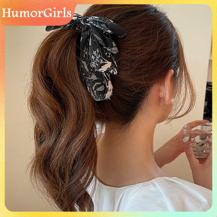 [COD]Jepit rambut retro Bingsoo Korean Hair Claw Jepit Rambut Motif