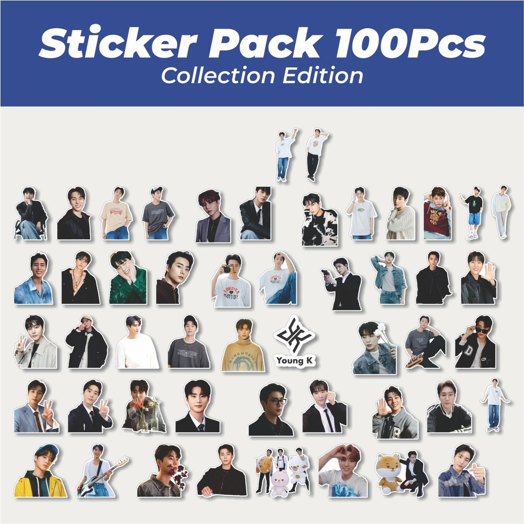 

Hot Stiker Day6 Young K (KANG YOUNG HYUN) Lucu Anti Air Stikers Berperekat Waterproof Sticker Decal Buat Motor Helm Buku Journal Koper Casing HP Laptop Botol Minum