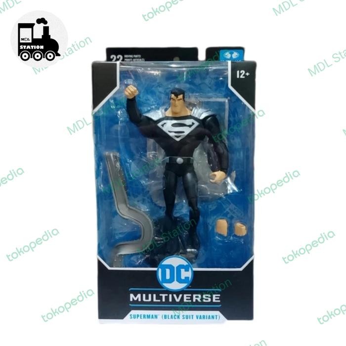 McFarlane Action Figure - DC Multiverse SUPERMAN BLACK SUIT ANIMATED