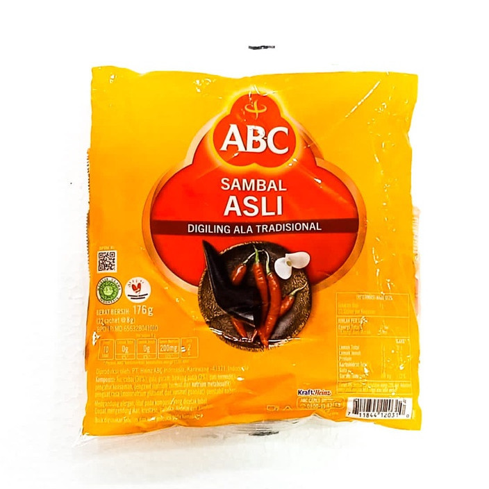 

Saus ABC Sachet Saus Cabai SAMBAL ASLI 1 Pak