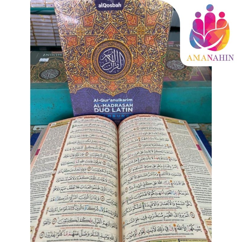 ALQURAN AL MADRASAH DUO LATIN SAMBUNG HC