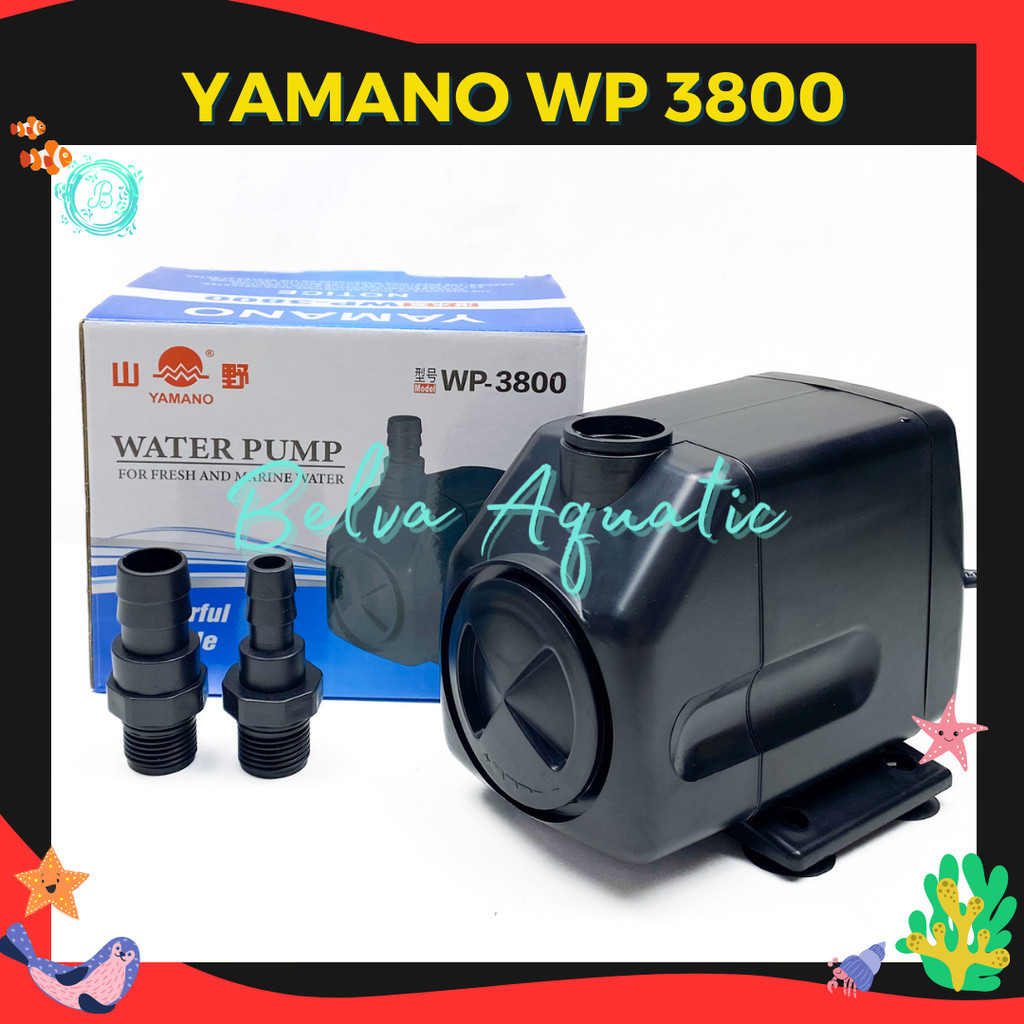 Yamano WP-3800 WP 3800 Pompa Aquarium Aquascape Kolam Hidroponik Celup