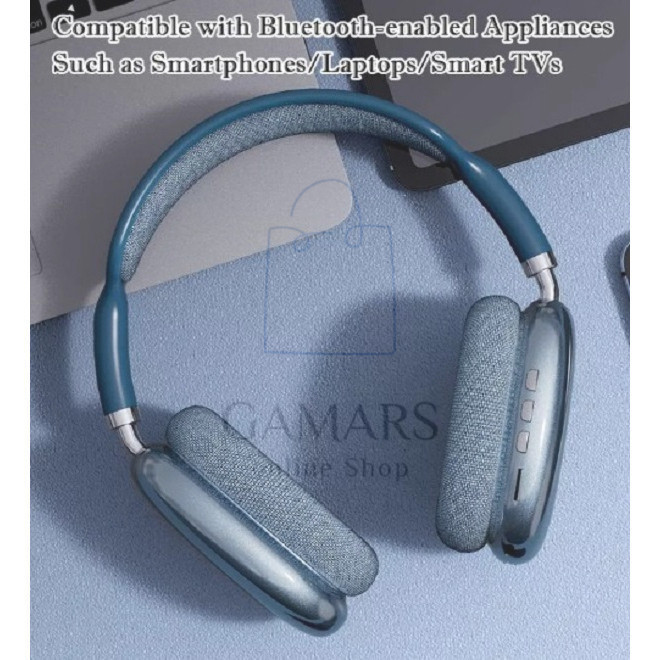 Promo Terbaru Headphone Bluetooth P9 Headphone Macaron P9 Headphone Bluetooth Mic Headphone