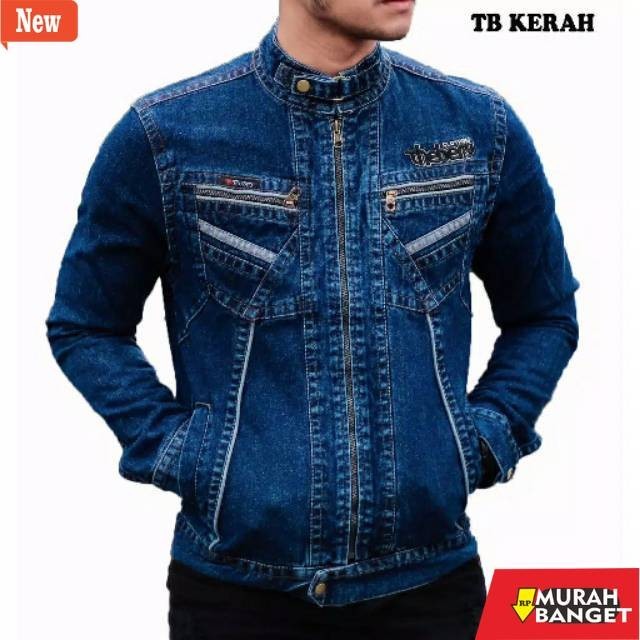 jaket kulit pria garut JAKET JEANS PREMIUM / JAKET PRIA / JAKET BIKER / JAKET LEpIS /jaket jeans cow