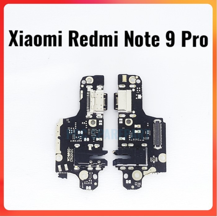 Original Konektor Papan PCB Charger Xiaomi Redmi Note 9 Pro