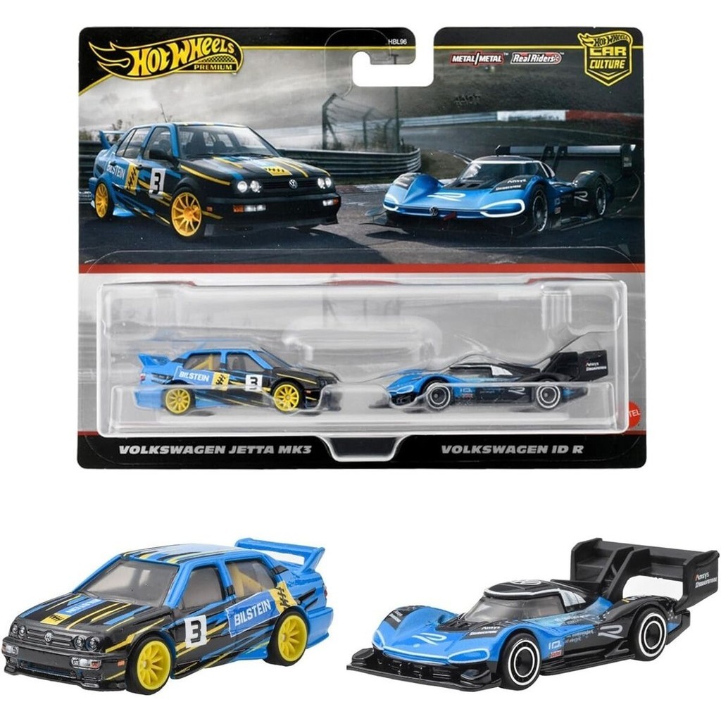 HOTWHEELS PREMIUM 2 PACK VOLKSWAGEN JETTA / VOLKSWAGEN ID R