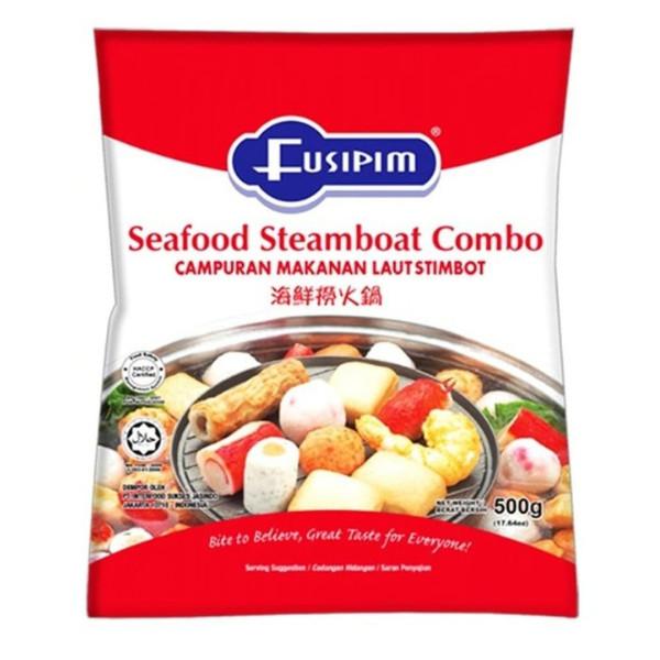 

Fusipim Seafood Steamboat Combo Paket Shabu-Shabu Halal Olahan Ikan 400Gr