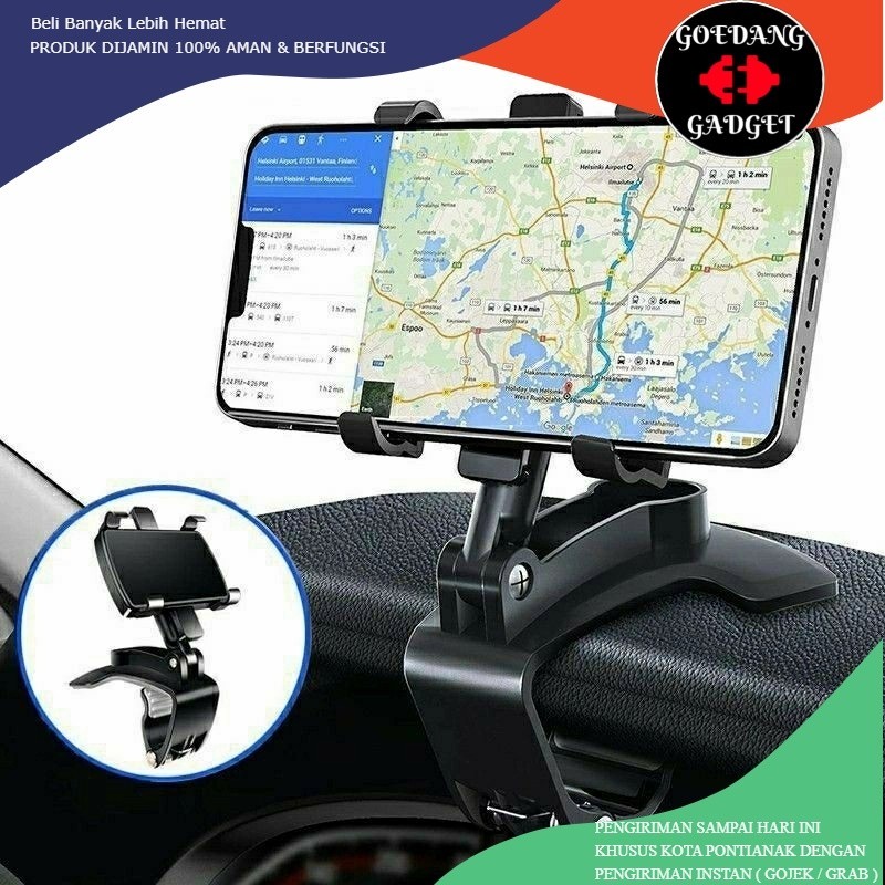 HD-35 HOLDER HP MOBIL CAR HOLDER SPION / DASHBOARD MULTIFUNGSI HD35 CAR PHONE HOLDER HD 35