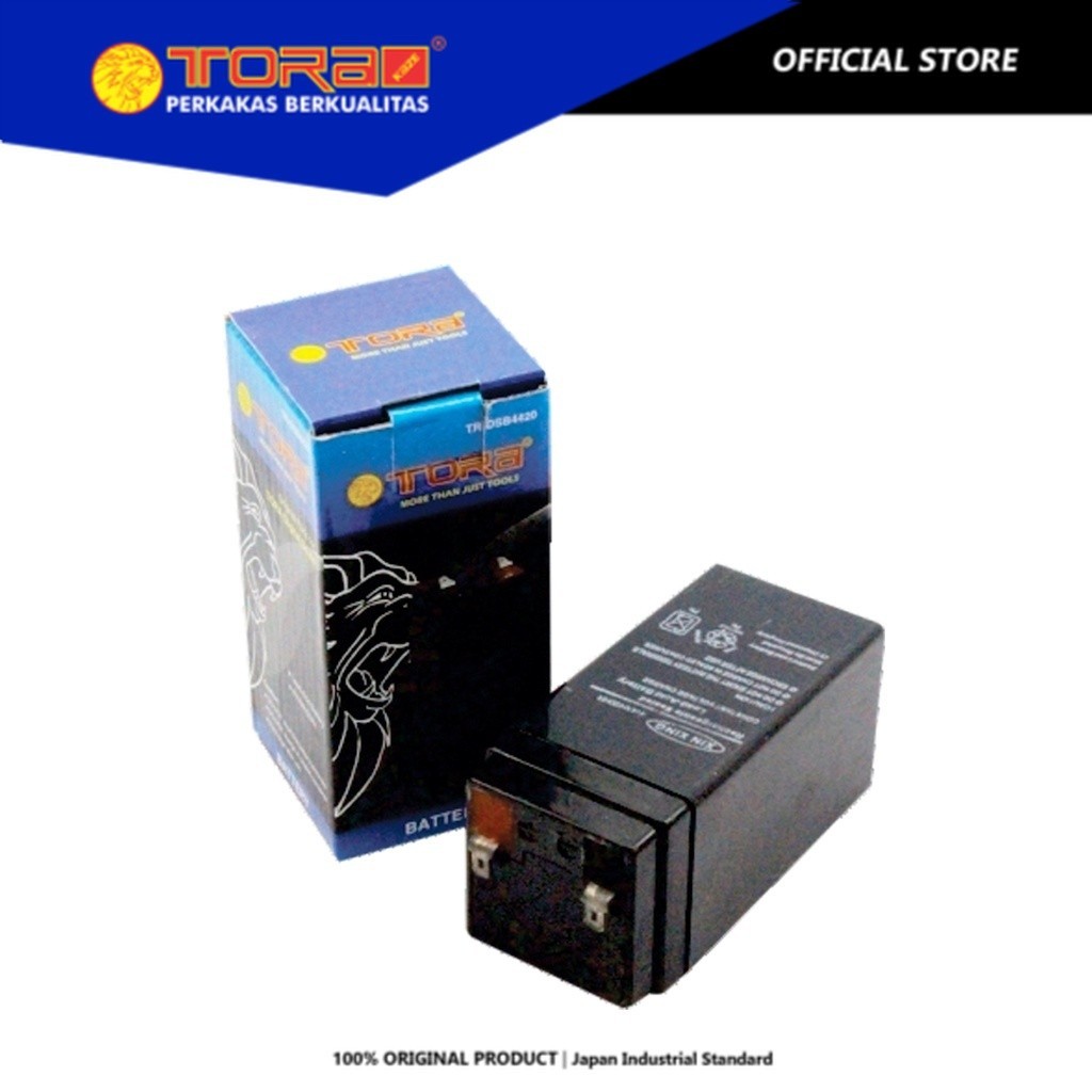 TORA Baterai Timbangan Digital 30, 100, 150, 300 Kg 4V 4AH - Batre Battery Digital Scale