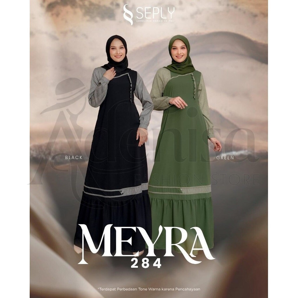 Gamis Wanita Dewasa Terbaru Meyra 284 by Seply | Ethica Fashion Store | AFS