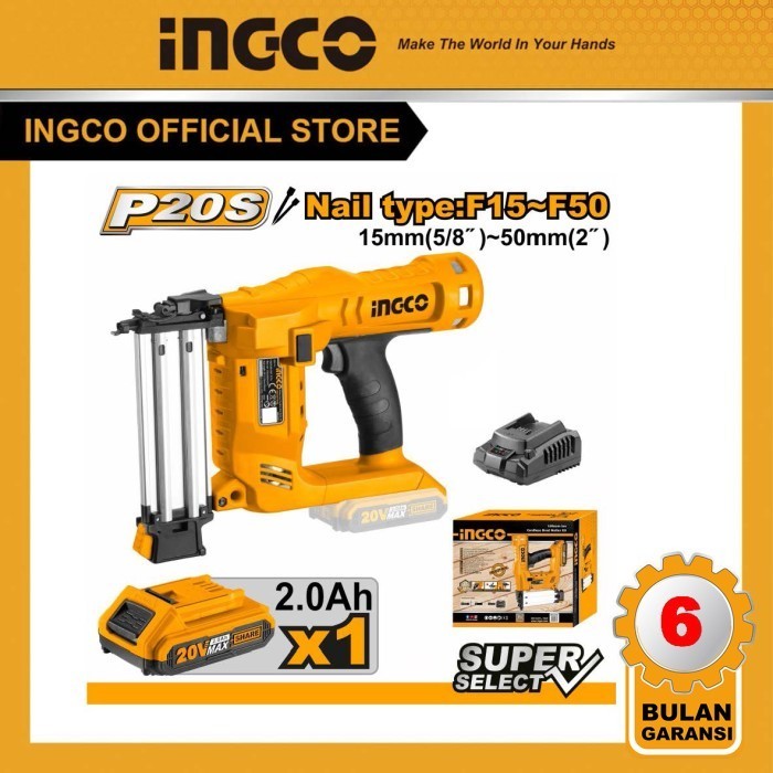 

INGCO (SS) HEKTER TEMBAK BATERAI (1B+1FC) CBNLI2016