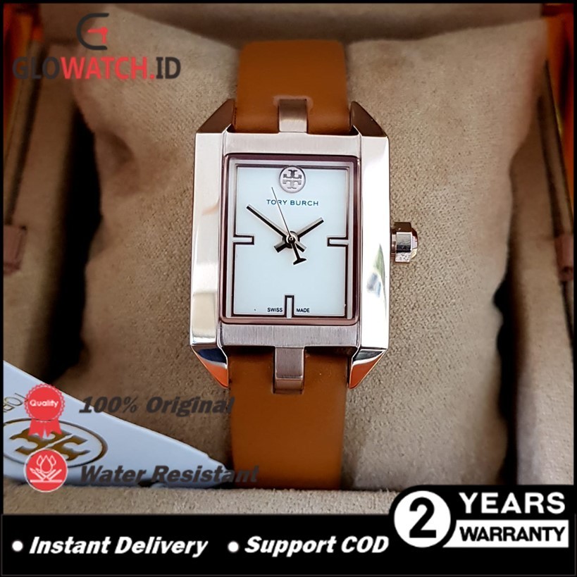 [Promo] Jam Tangan Wanita Tory Burch TBW-1116 Leather Original (Garansi 2 tahun) / Support COD [100%