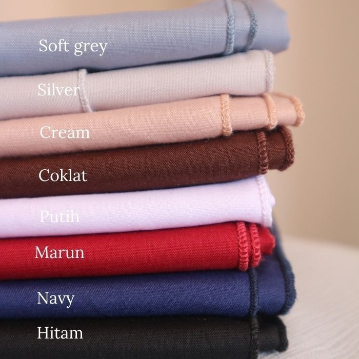 TERMURAH Kairo - Kerudung Sekolah Polino | Hijab Segi Empat READY