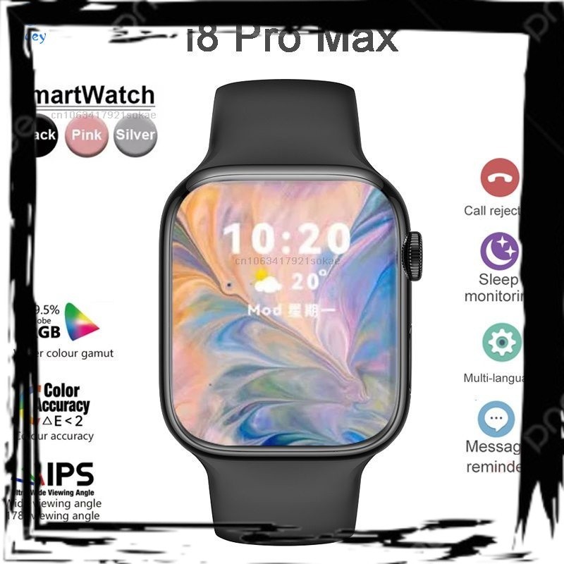 [COD]  Watch XS8 Pro ORI 1.92 Inci Layar Sentuh 45 Mm Layar Penuh Jam Tangan Pintar Tahan Air Smartw