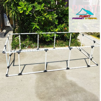 kerangka kolam terpal uk 200x100x50 pipa kwalitas