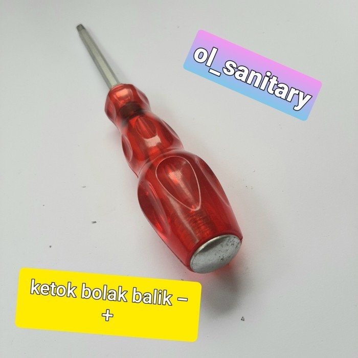 obeng ketok plus obeng ketok min obeng ketok bolak balik