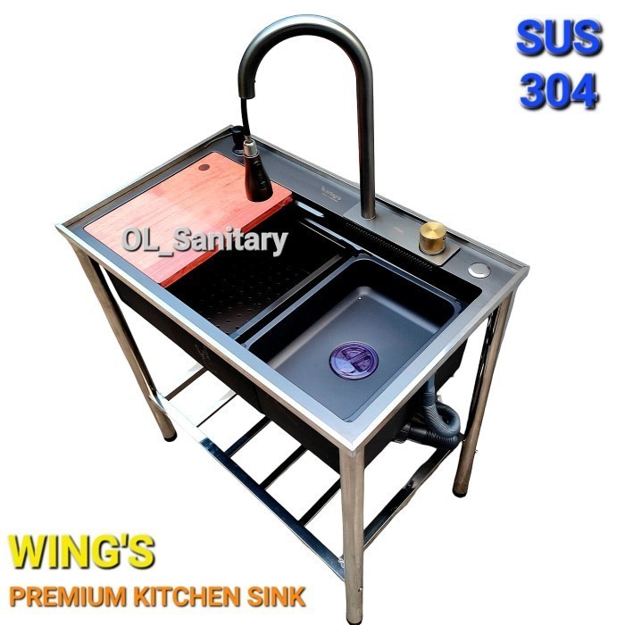 bak cuci piring portable kitchen sink modern sink portable wastafel