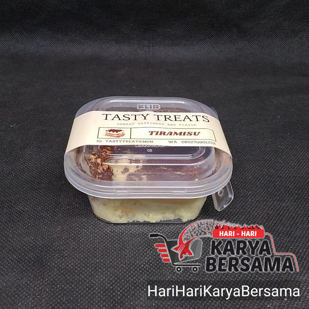 

TASTY TREATS CAKE TIRAMISU UKURAN 6CM X 3CM