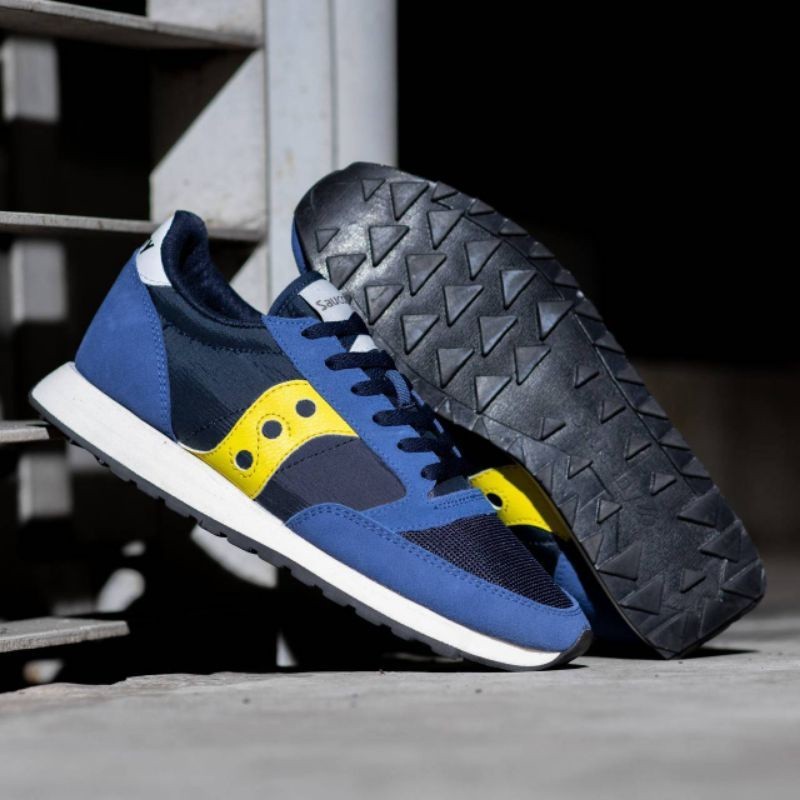 SAUCONY JAZZ VINTAGE NAVY YELLOW (ORIGINAL)