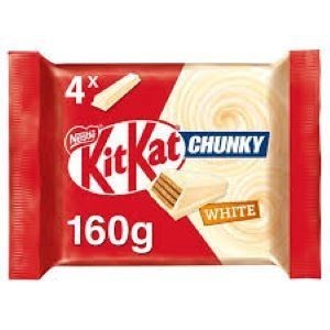 

NESTLE KITKAT CHUNKY WHITE 4 BARS BEST SELLER BEST SELLER!!!