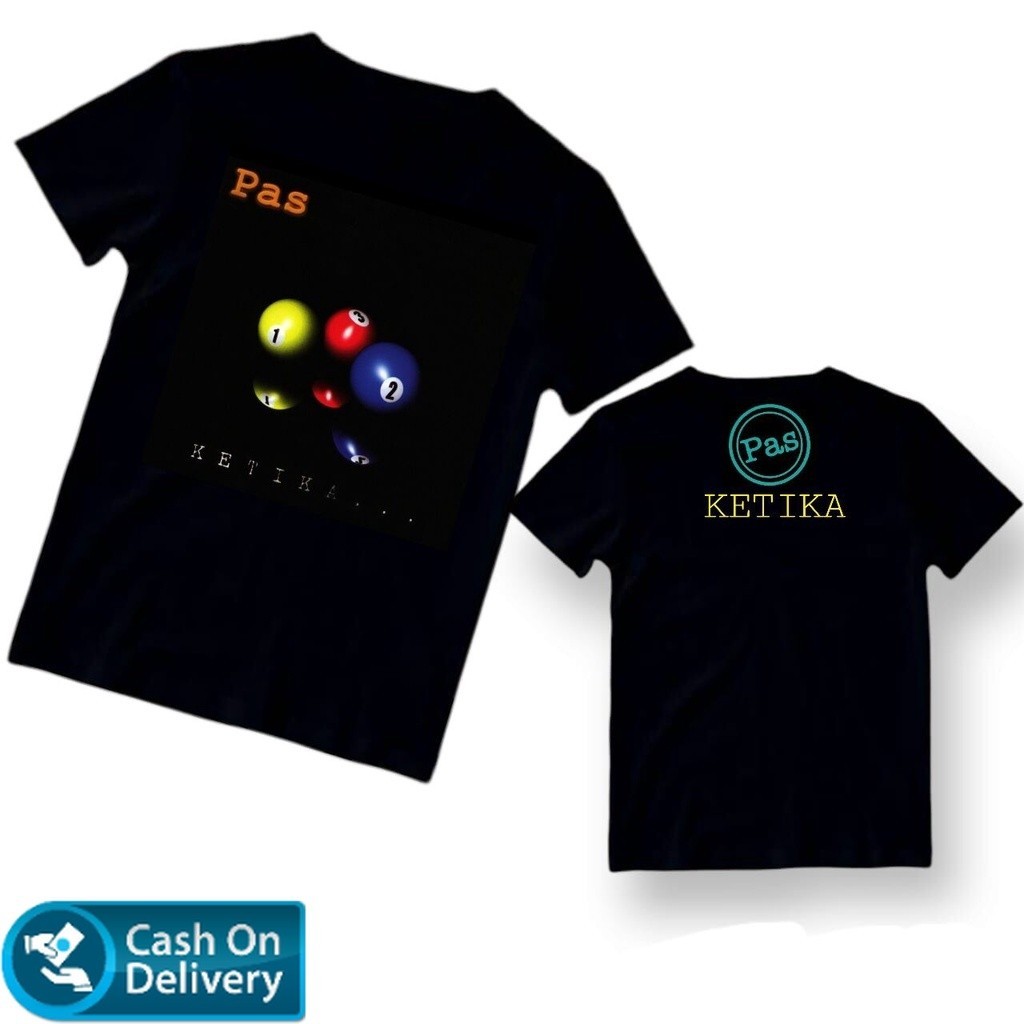 kaos lengan pendek PAS BAND KETIKA original distro - kaso lengan pendek PAS BAND 20 terbaru original