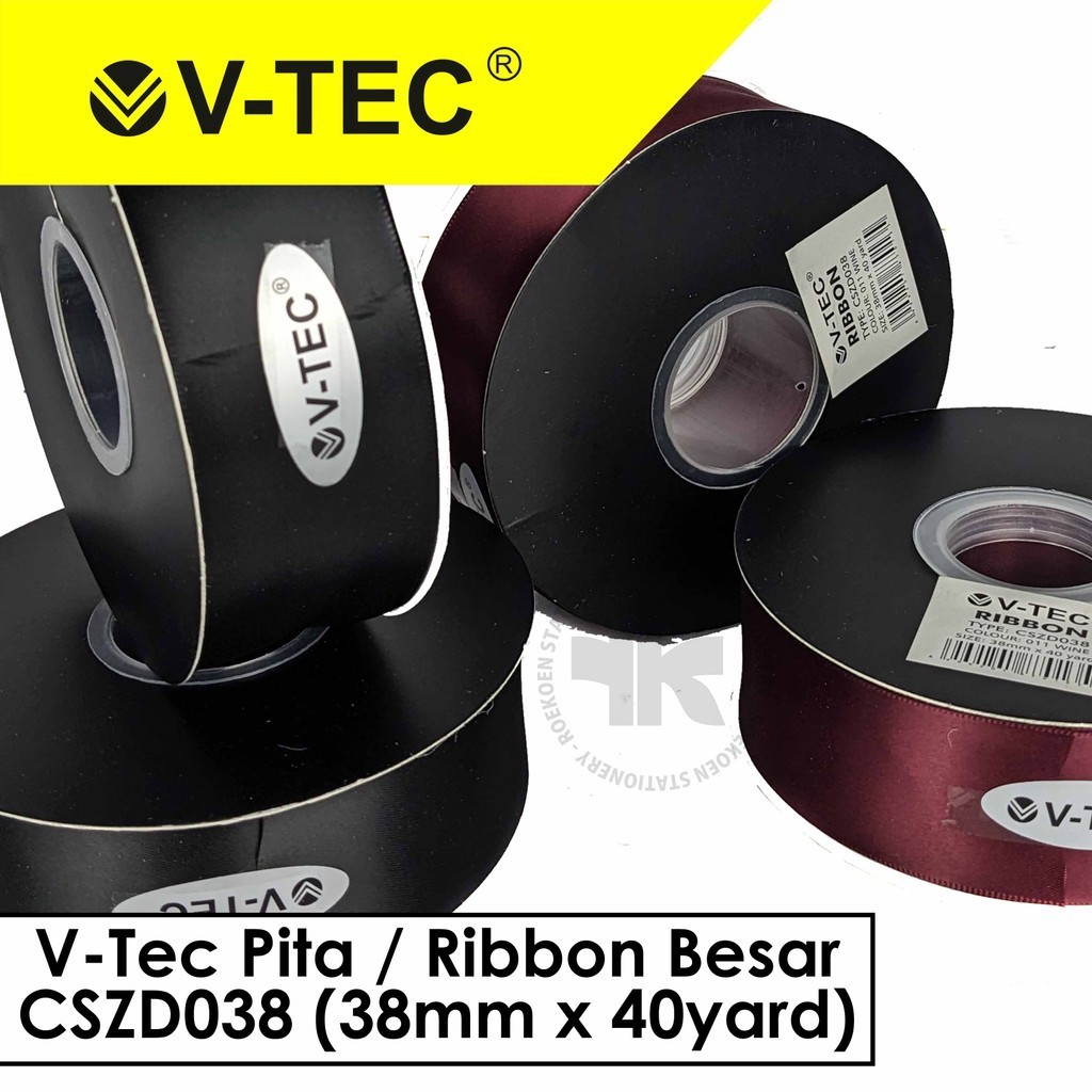 

V-Tec Pita / Ribbon Besar CSZD038 (38mm x 40yard)