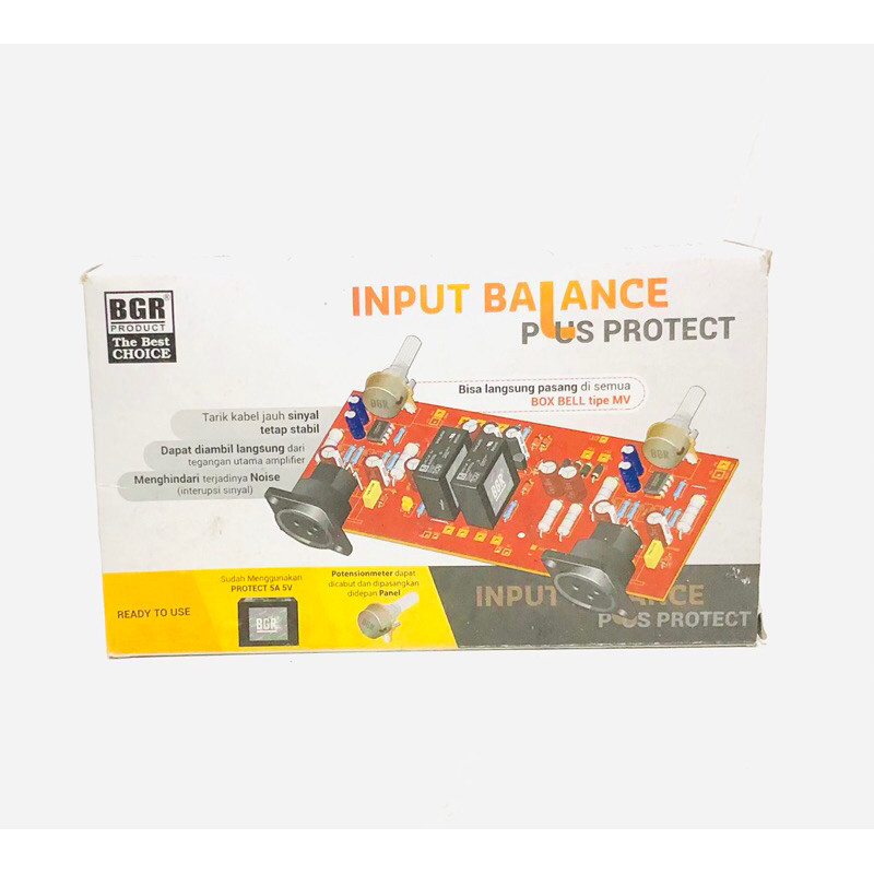 Kit Input Balance Stereo Plus Protector BELL BGR