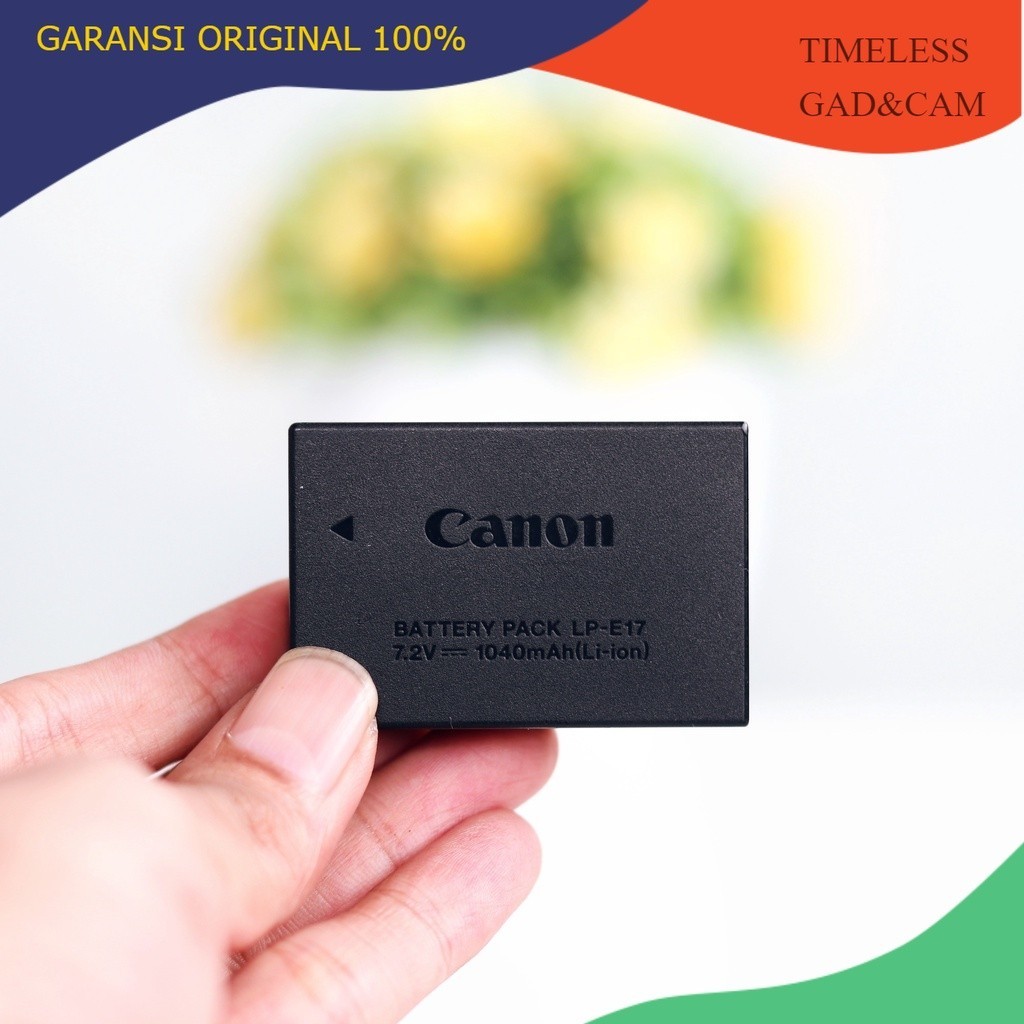 Baterai Kamera LP-E17 Original untuk Canon M3 M6 M50 M5 750D 800D Canon RP dll ORIGINAL BERGARANSI