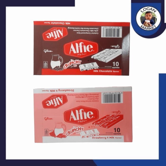 

Glico Alfie Coklat Milk Chocolate Crunchy 1 Box