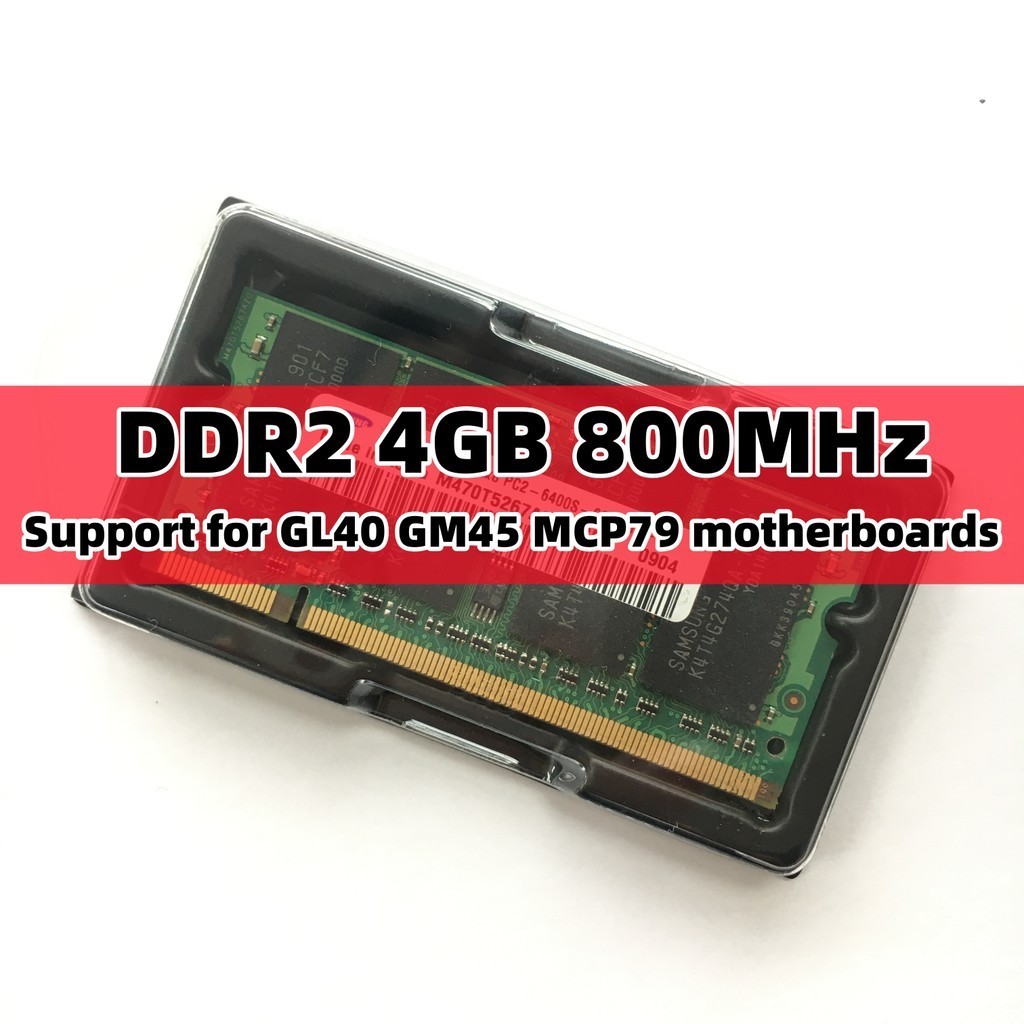 DDR2 4GB PC2 6400S Laptop Memory 4G 800MHz Notebook RAM 800 6400 4G 200-pin SO-DIMM