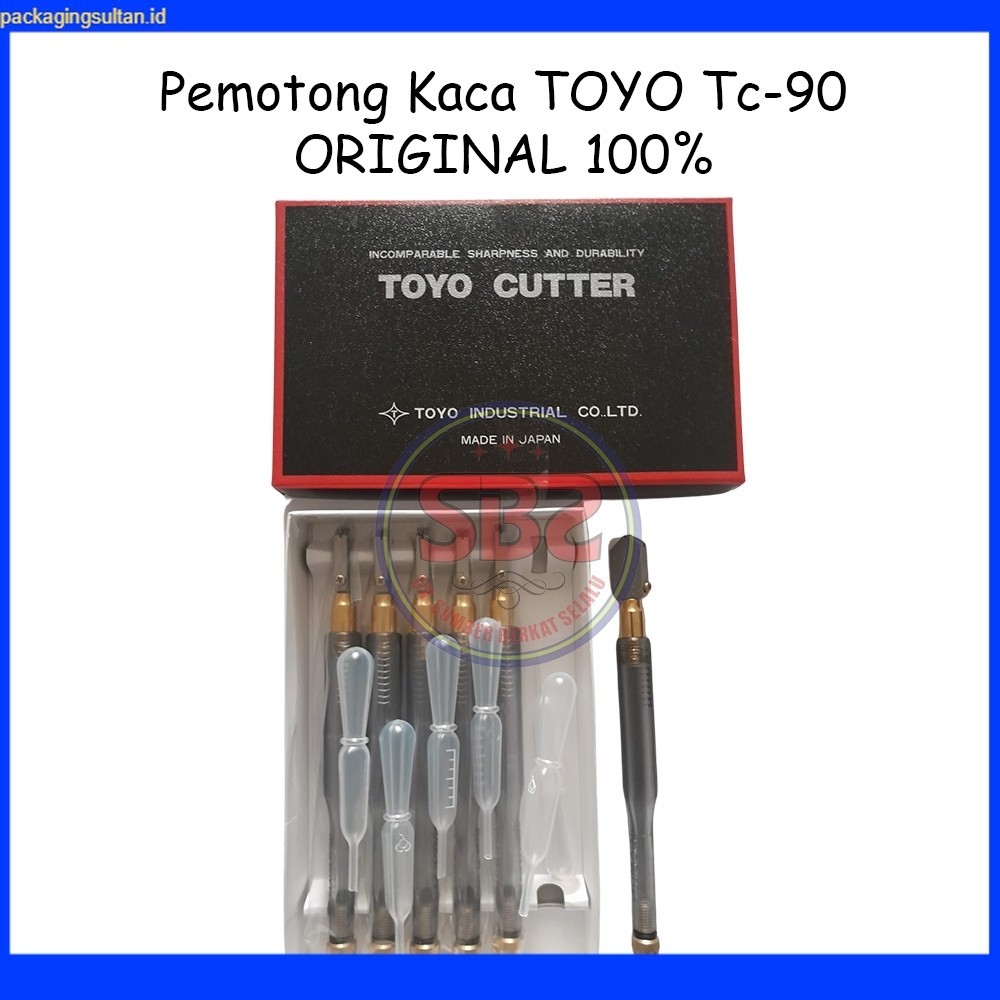 TOYO Pemotong Kaca Toyo TC 90 Asli Alat Pemotong Kaca Original Toyo TC90 Glass Cutter Pisau Kaca