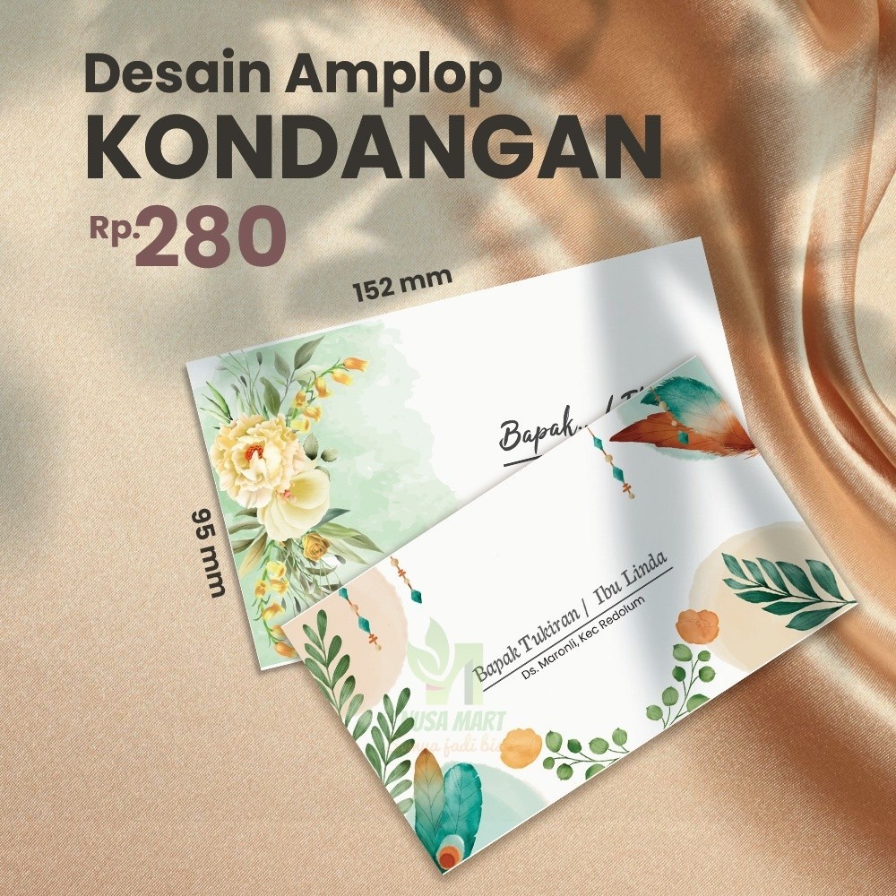

Amplop Kondangan 15cm isi 50pcs Nusa Media