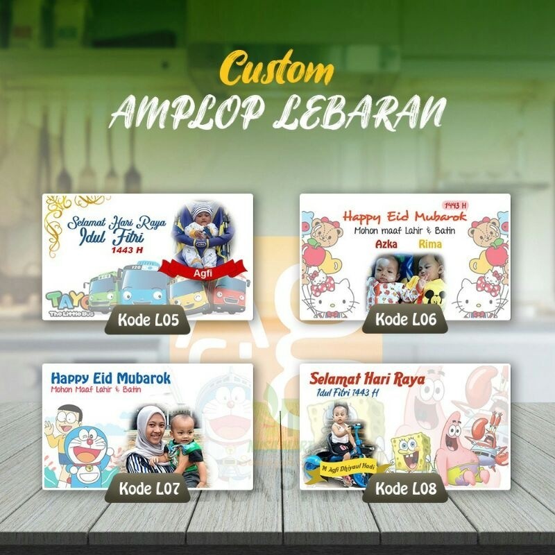 

amplop custom lebaran 11cm 50pcs Nusa Media