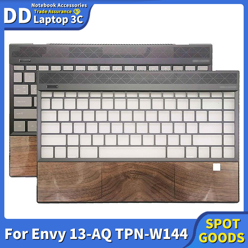 PREORDER New Laptop Palmrest Upper Case Cover Wood Grain With US Backlit Keyboard Original For HP En