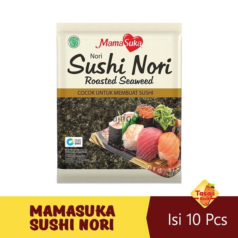 

Mamasuka Sushi Nori Isi 10 Lembar Rumput Laut Untuk Sushi