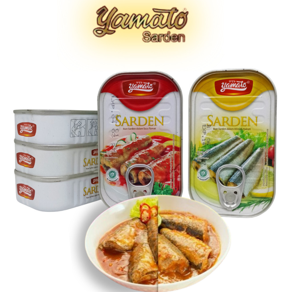 Sarden Kaleng Yamato Tomato In Oil Mini Saus Tomat
