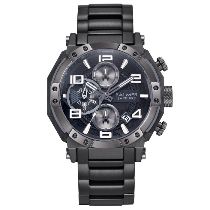 Original Garansi 1 Tahun Jam Tangan Pria Balmer B8145 SAPPHIRE CHORONO