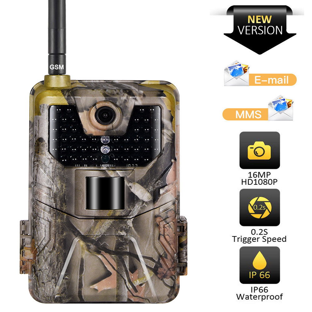 20MP 1080P Wildlife Trail Camera Cellular Night Vision 2G SMS MMS SMTP Email Wireless  Hunting Camer
