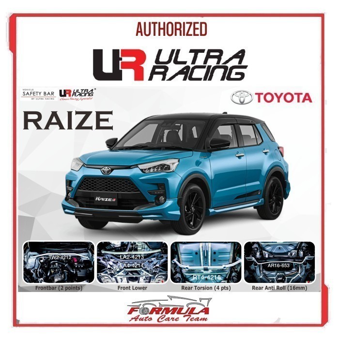 Rear Torsion (4p) Stabilizer Ultra Racing Toyota Raize 21+