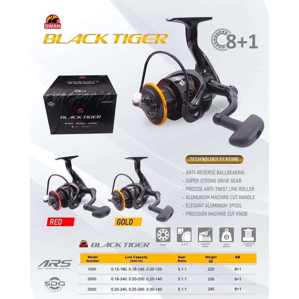 VF56KH REEL BLACK TIGER ONE WAY SUPER SMOOTH ROTOR